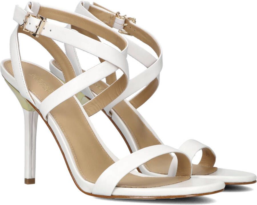MICHAEL KORS Sandalen Dames Asha Maat: 40 5 Materiaal: Lak Kleur: Wit