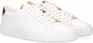 Michael Kors Irving Kanten Witte Gouden Sneaker Wit Dames