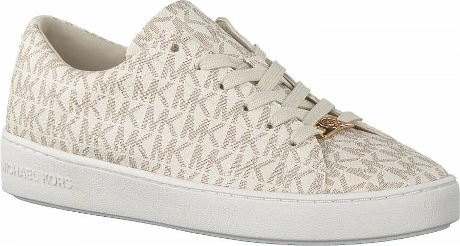 Michael Kors Witte Lage Sneakers Keaton Lace Up