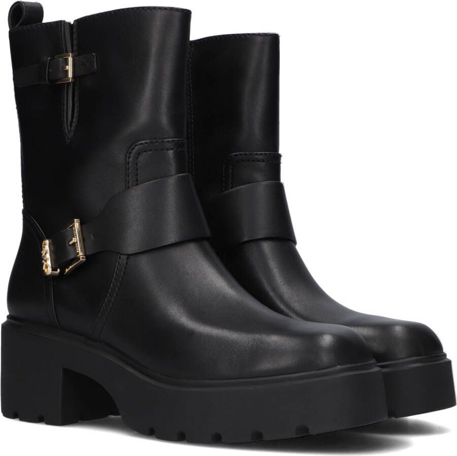 Michael Kors Stijlvolle Bikerlaarzen Perry Bootie Black Dames