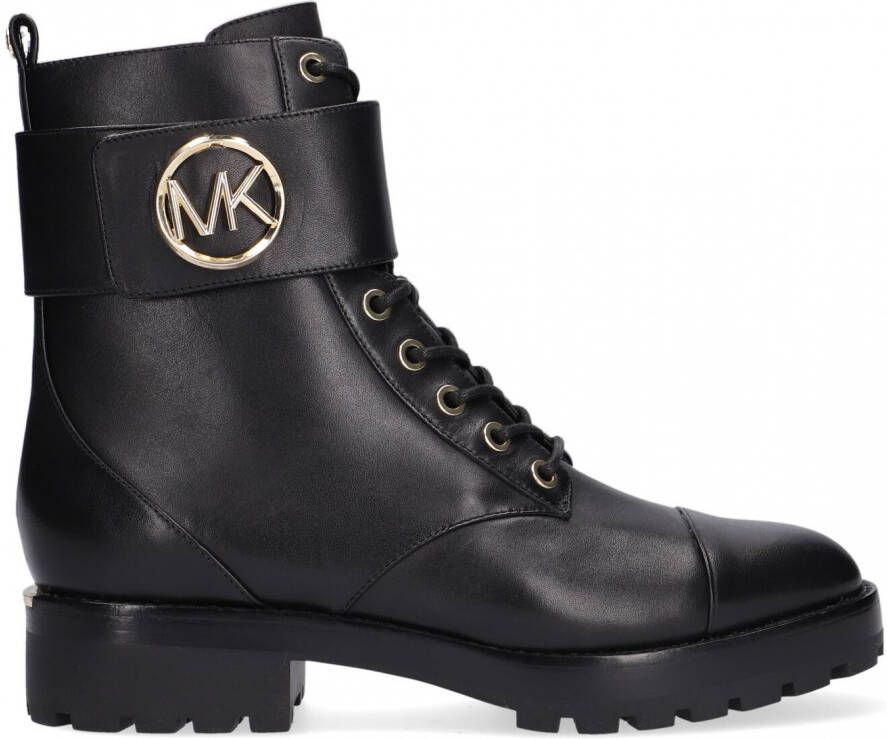Michael Kors Tatum Ankle Boot Leather Black Zwart Dames - Foto 2