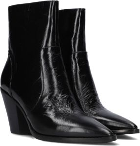 Michael Kors Zwarte Enkellaarsjes Dover Heeled Bootie