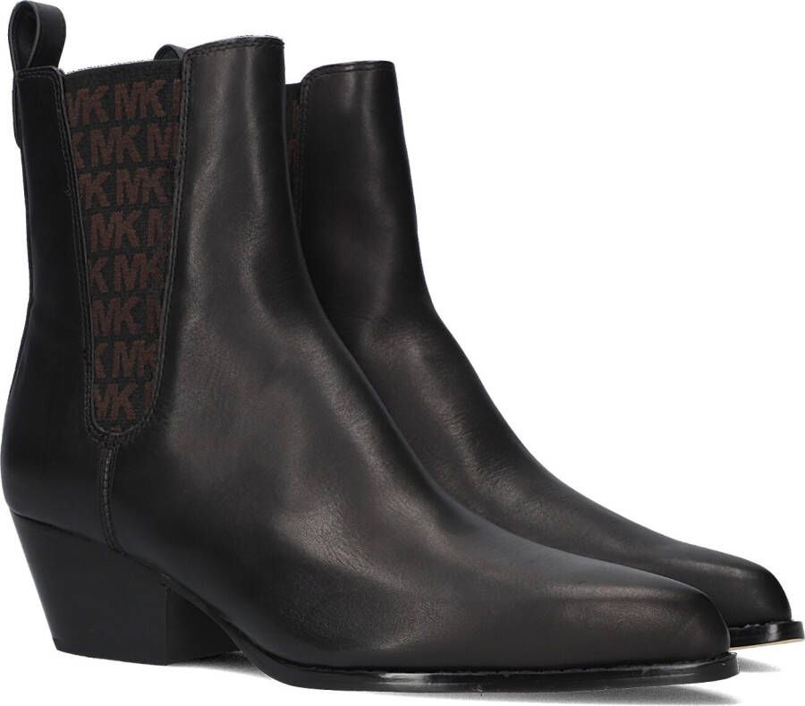 Michael Kors Zwarte Casual Enkellaars Platte Schoenen Black Dames