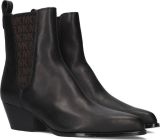 Michael Kors Kinlee Bootie Black Brown-western laars-kort laarsje - Zwart