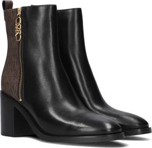 Michael Kors Zwarte Enkellaarsjes Regan Mid Bootie