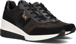Michael Kors Zwarte Lage Sneakers Mabel Trainer