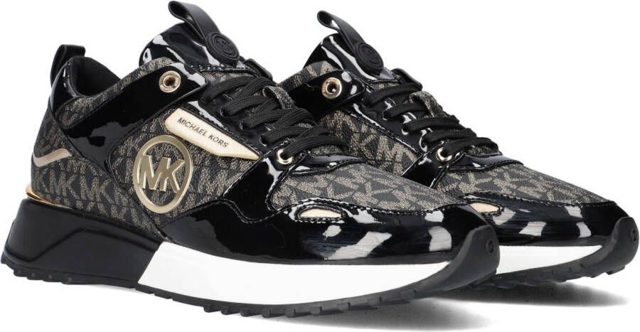Michael Kors Zwarte Lage Sneakers Theo Trainer