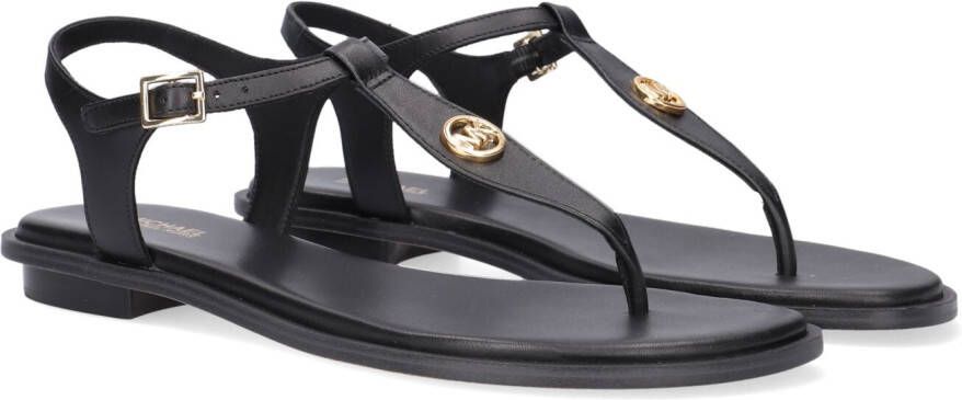 Michael Kors Minimal Chic Mallory Zwarte Sandalen Black Dames