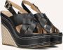 MICHAEL KORS Zwarte Sandalen Nora Wedge - Thumbnail 1