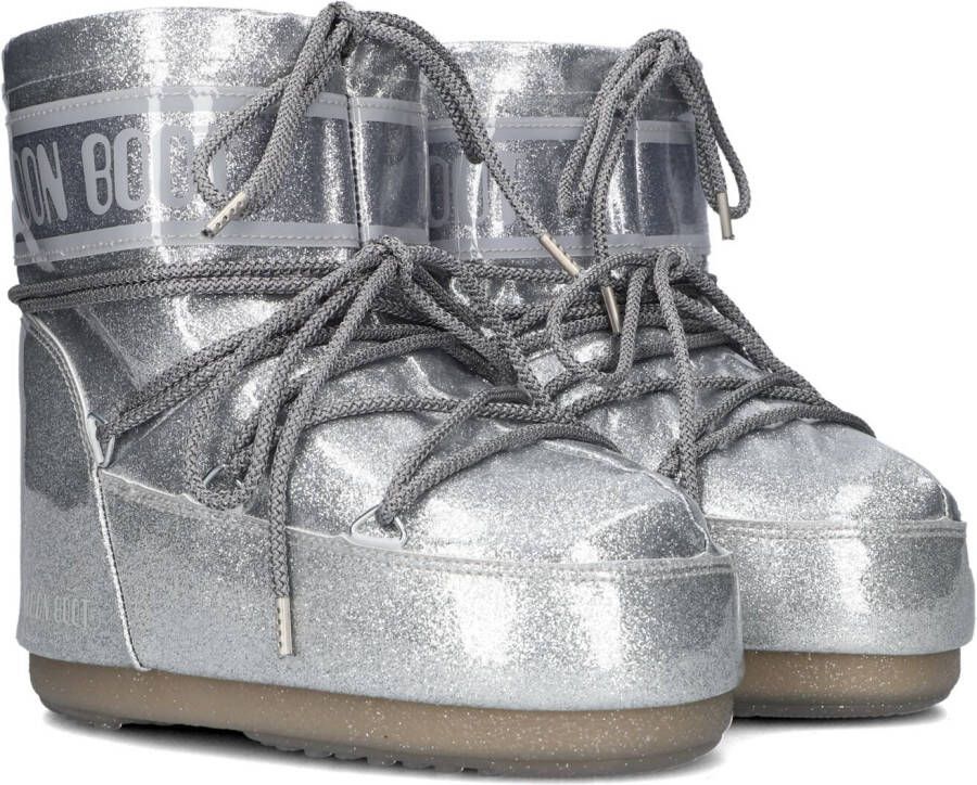 MOON BOOT Snowboots Dames Icon Low Glitter Maat: 39 41 Materiaal: Rubber Kleur: Bruin