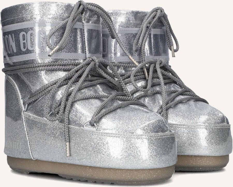MOON BOOT Snowboots Dames Icon Low Glitter Maat: 42 44 Materiaal: Rubber Kleur: Bruin