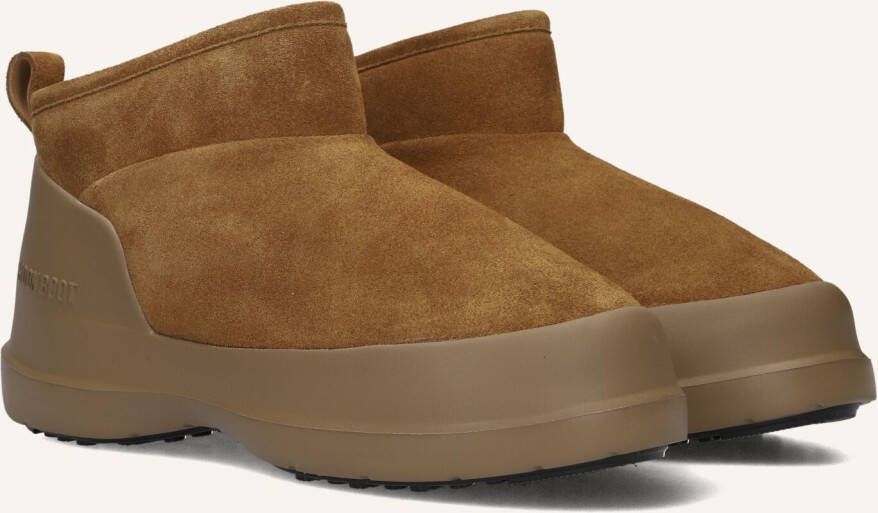 MOON BOOT Enkelboots Dames Mb Luna Low Boot Suede Maat: 43 Materiaal: Suède Kleur: Cognac
