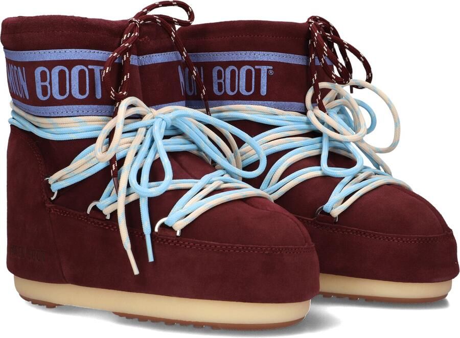 MOON BOOT Snowboots Dames Icon Low Suede Laces Maat: 36 38 Materiaal: Suède Kleur: Bruin
