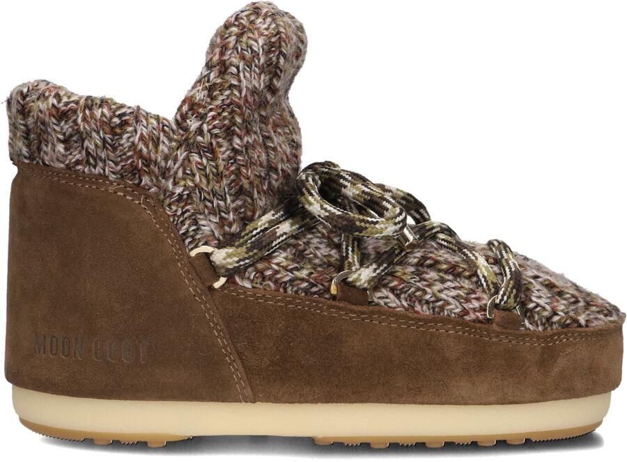 Moon Boot Enkellaarsjes Dames Outdoor Snowboots Damesschoenen Nylon 14601000 Bruin combi - Foto 3