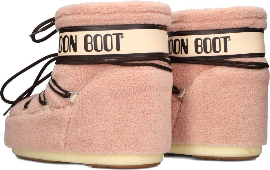 MOON BOOT Snowboots Dames Icon Low Fleece Maat: 39 41 Materiaal: Faux Fur Kleur: Roze - Foto 4