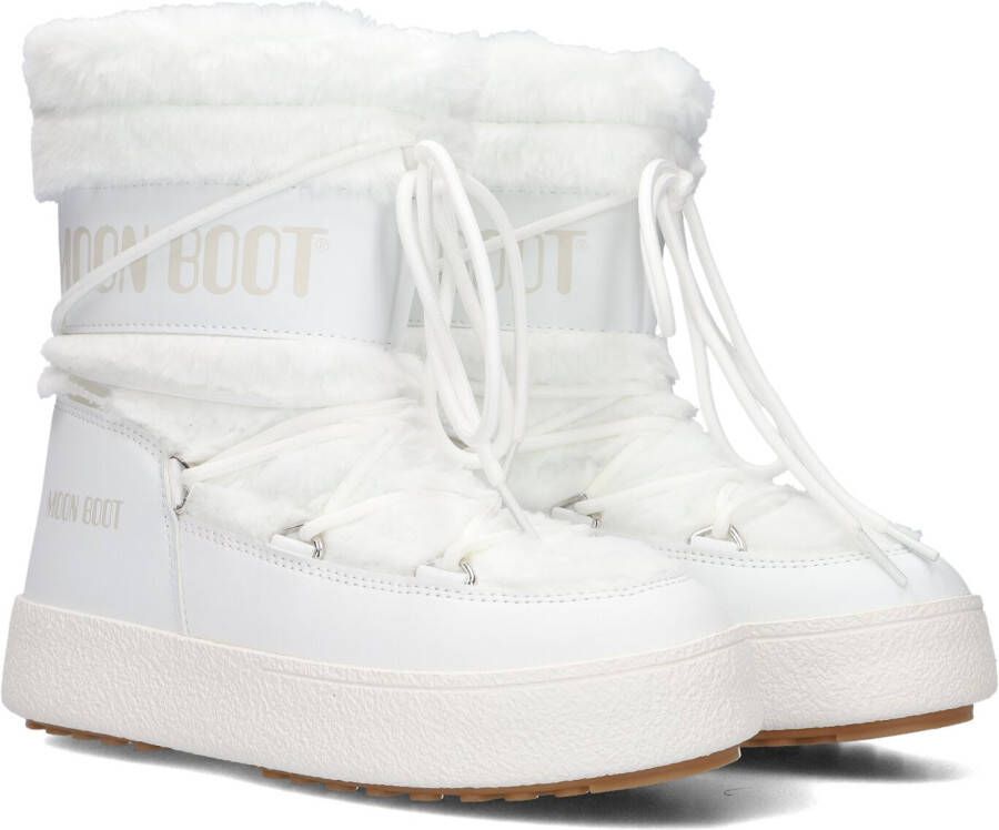 Moon boot Witte Snowboots met Bont Inzetstukken White Dames