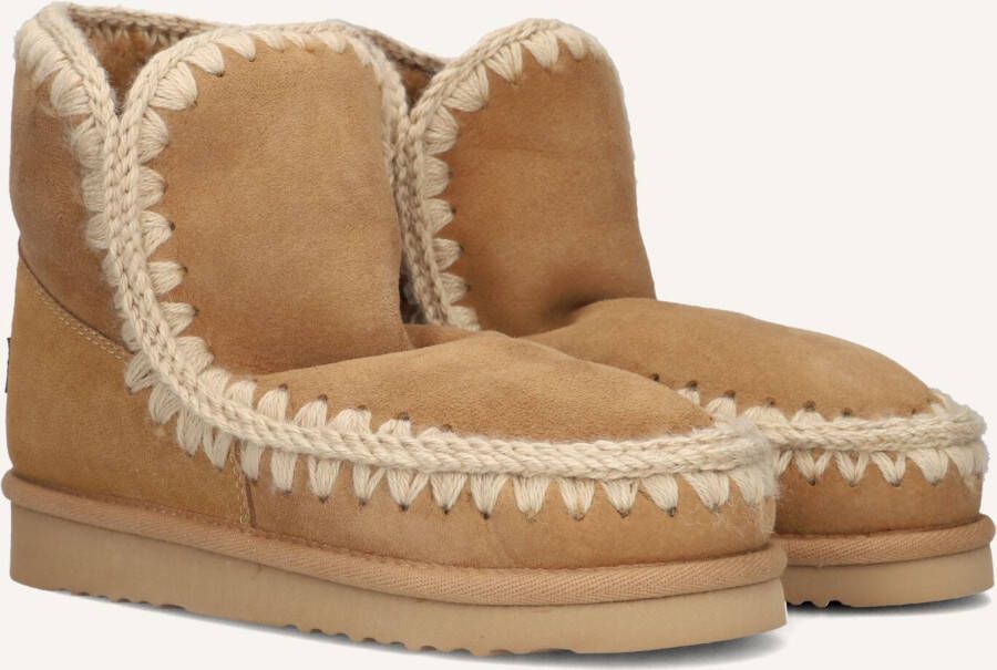 MOU Vachtlaarzen Dames Eskimo 18 Glitter Logo Maat: 36 Materiaal: Suède Kleur: Beige
