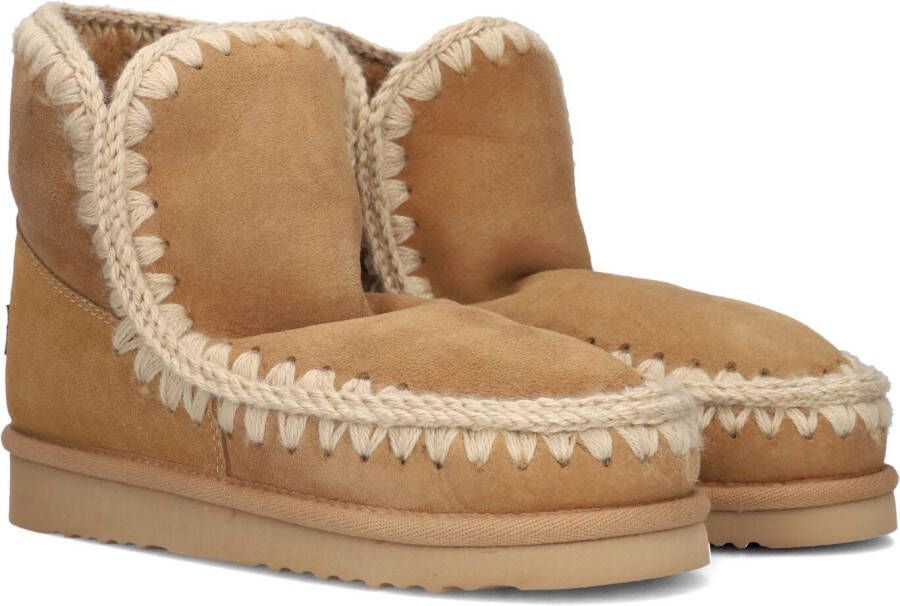 MOU Vachtlaarzen Dames Eskimo 18 Glitter Logo Maat: 36 Materiaal: Suède Kleur: Beige