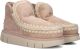 MOU Vachtlaarzen Dames Eskimo Bounce Sneaker Suède Beige - Beige
