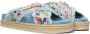MOU Slippers Dames Mu.sw451006k Maat: 39 Materiaal: Textiel Kleur: Blauw - Thumbnail 1