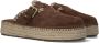 MOU Instappers Dames Jute Clog Plain Sue Maat: 40 Materiaal: Suède Kleur: Bruin - Thumbnail 1