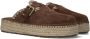 MOU Instappers Dames Jute Clog Plain Sue Maat: 37 Materiaal: Suède Kleur: Bruin - Thumbnail 1