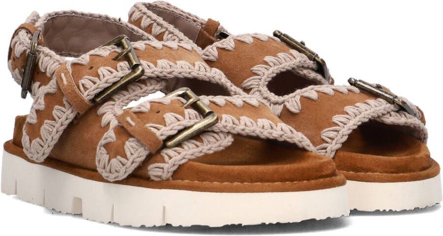 MOU Dames New Bio 02 Maat: 36 Materiaal: Suède Kleur: Cognac