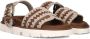 MOU Teenslippers Dames Bio Sandal Buckle Strap Maat: 39 Materiaal: Suède Kleur: Bruin - Thumbnail 1
