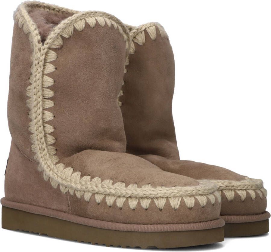 MOU Vachtlaarzen Dames Eskimo Boot Maat: 36 Materiaal: Suède Kleur: Bruin