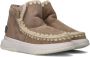 MOU Vachtlaarzen Dames Eskimo Jogger Glitter Logo Maat: 36 Materiaal: Suède Kleur: Bruin - Thumbnail 1