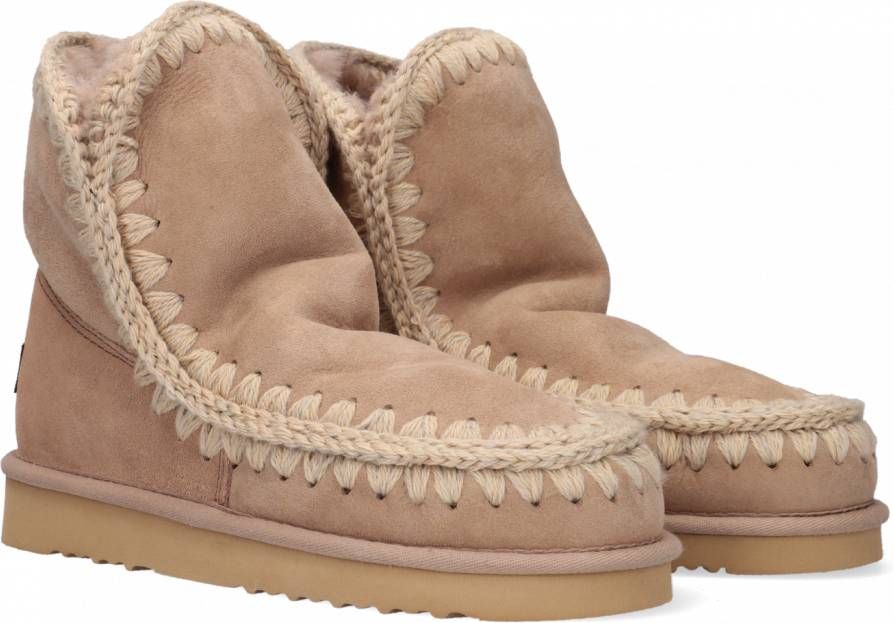 MOU Vachtlaarzen Dames Eskimo 18 Glitter Logo Maat: 39 Materiaal: Suède Kleur: Beige - Foto 3