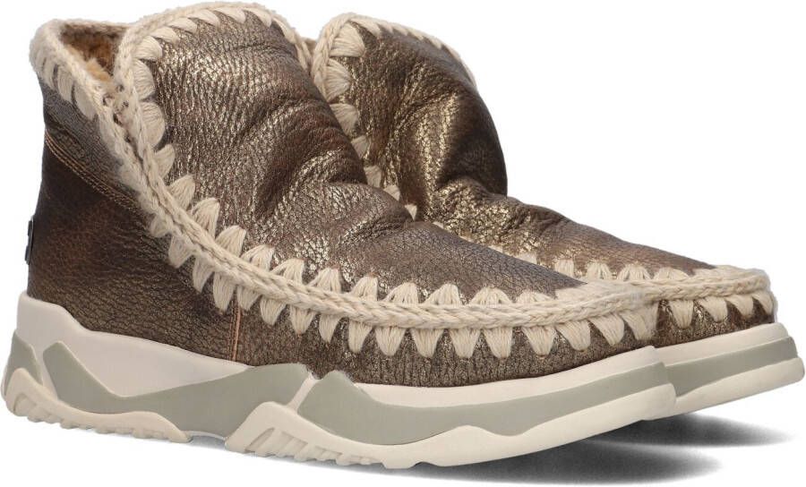 MOU Vachtlaarzen Dames Eskimo Trainer Maat: 36 Materiaal: Suède Kleur: Camel