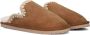 MOU Pantoffels Dames Slipper Eskimo Maat: 39 Materiaal: Suède Kleur: Cognac - Thumbnail 1