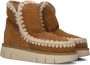 MOU Vachtlaarzen Dames Eskimo 18 Glitter Logo Maat: 37 Materiaal: Suède Kleur: Cognac - Thumbnail 8