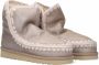 MOU Vachtlaarzen Dames Eskimo 18 Bounce Maat: 39 Materiaal: Suède Kleur: Zilver - Thumbnail 5