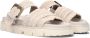 MOU Teenslippers Dames Bio Sandal Buckle Strap Maat: 40 Materiaal: Suède Kleur: Grijs - Thumbnail 1
