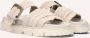 MOU Slippers Dames Bio Sandal Buckle Strap Maat: 38 Materiaal: Suède Kleur: Grijs - Thumbnail 1