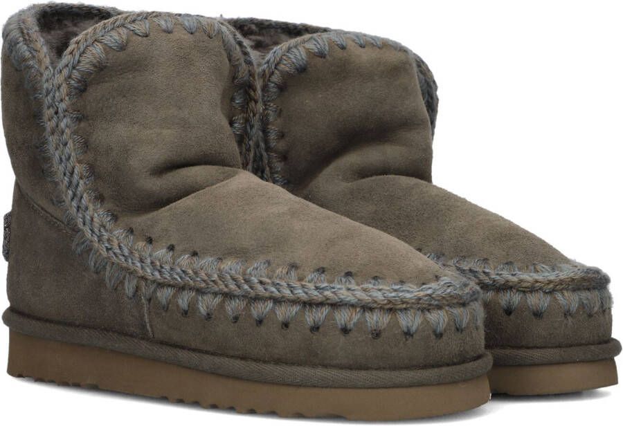 MOU Enkelboots Dames Eskimo 18 Glitter Logo Maat: 37 Materiaal: Suède Kleur: Groen