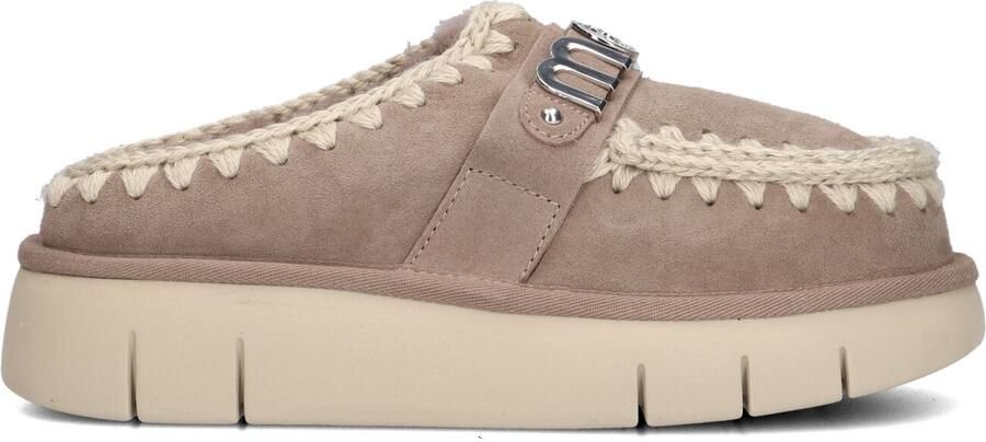 MOU Instappers Dames Bounce Clog Maat: 37 Materiaal: Suède Kleur: Beige - Foto 4