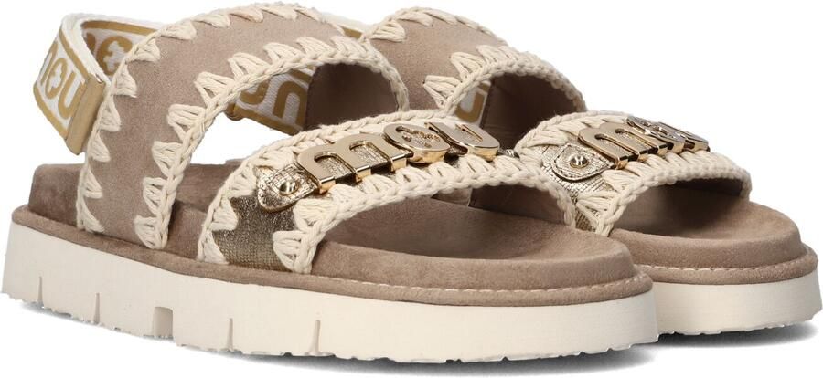 MOU Beige Sandalen Bio Sandal Back Strap