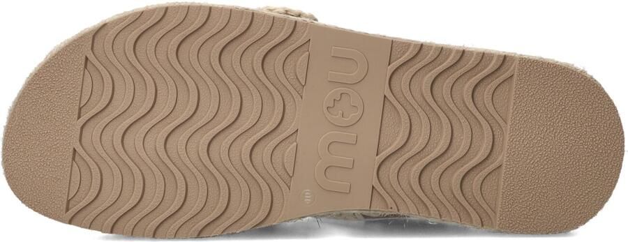 MOU Slippers Dames Jute Sandal Maat: 39 Materiaal: Suède Kleur: Beige - Foto 5