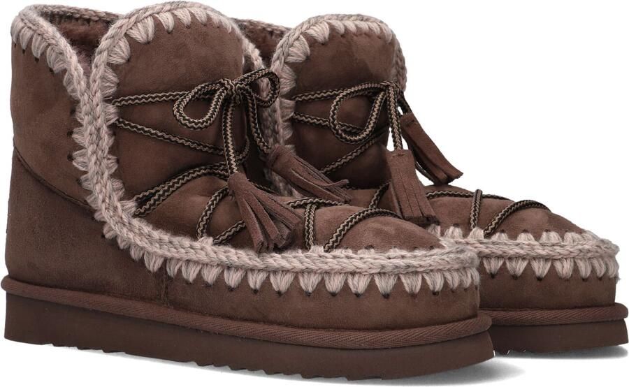 MOU Snowboots Dames Eskimo 18 Lace Suède Bruin - Foto 2