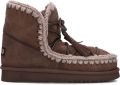 MOU Snowboots Dames Eskimo 18 Lace Suède Bruin - Bruin