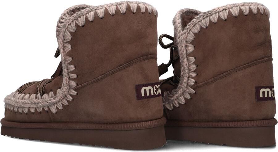 MOU Snowboots Dames Eskimo 18 Lace Suède Bruin - Foto 3
