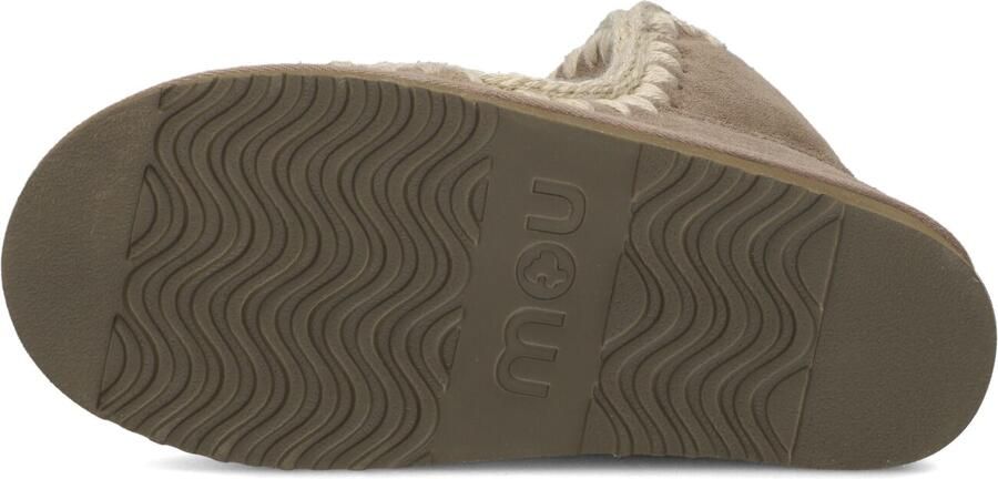 MOU Vachtlaarzen Dames Eskimo 18 Glitter Logo Maat: 40 Materiaal: Suède Kleur: Taupe - Foto 3
