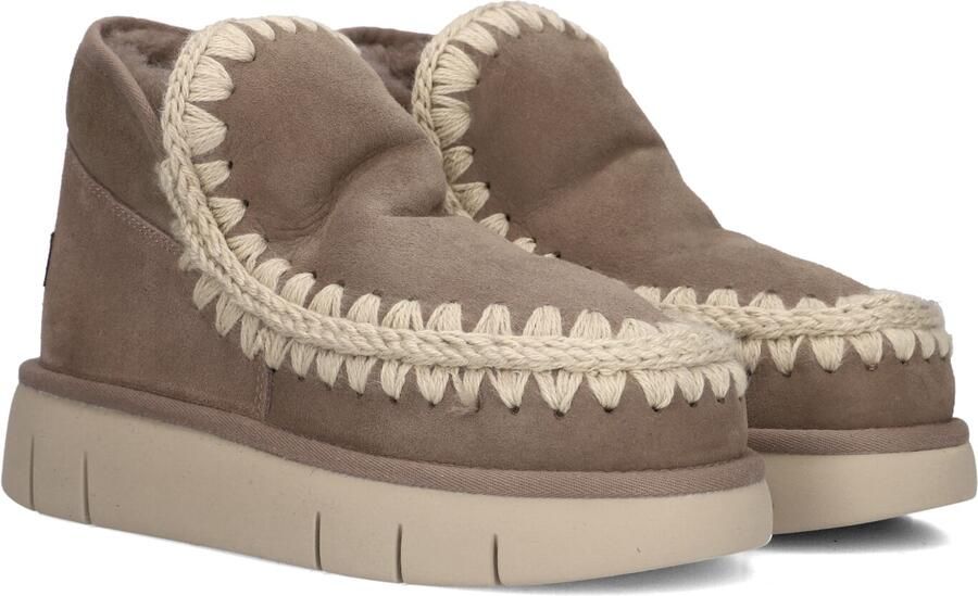 MOU Vachtlaarzen Dames Eskimo Bounce Sneaker Maat: 40 Materiaal: Suède Kleur: Taupe - Foto 3