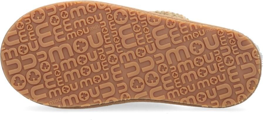 MOU Pantoffels Dames Slipper Full Eskimo Stitch Maat: 37 Materiaal: Suède Kleur: Camel - Foto 3