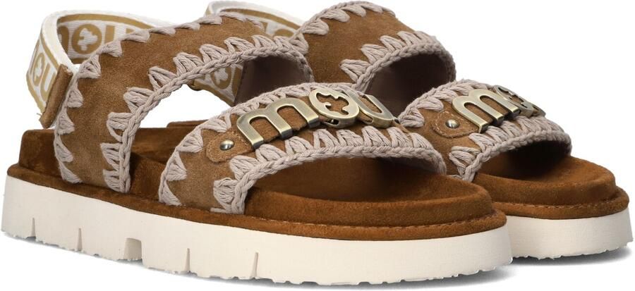 MOU Bruine Sandalen Bio Sandal Two-buckles And Back Strap