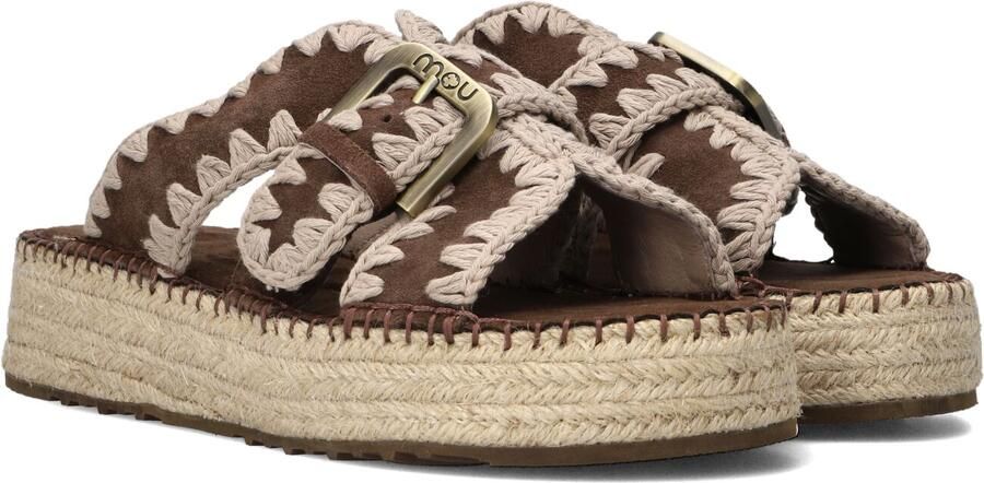 MOU Bruine Slippers Jute Sandal