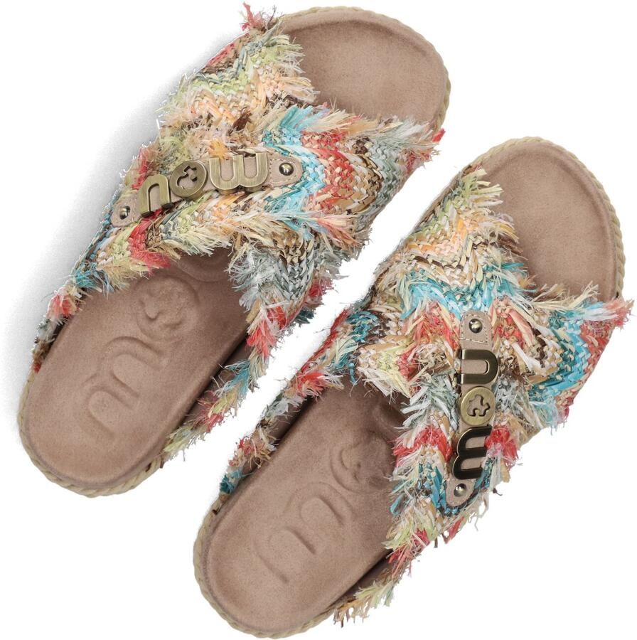 MOU Criss-cross Rope Sandal Slippers Dames Multi - Foto 2